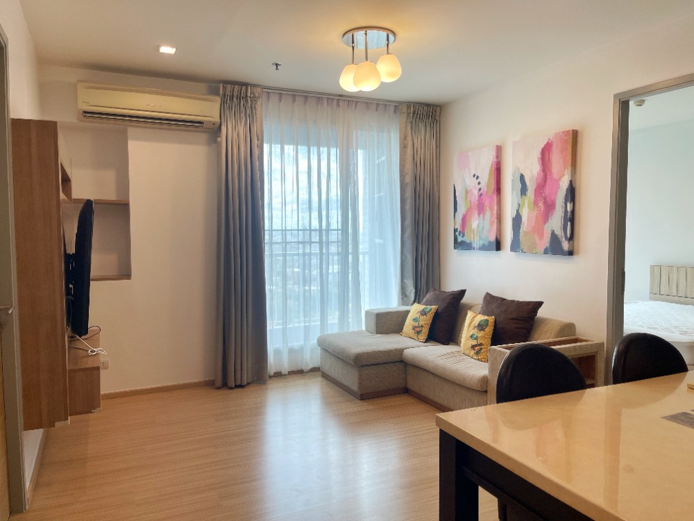 For SaleCondoOnnut, Udomsuk : For sale with tenant Rhythm Sukhumvit 50, 2 bedrooms, 65 sq m, corner room, 16th floor, southeast facing