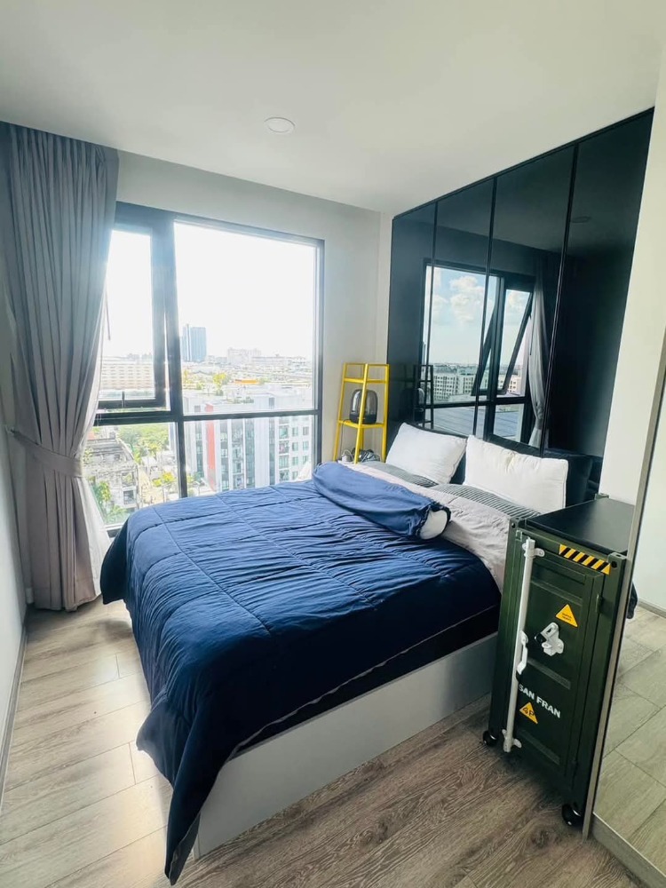 For RentCondoBangna, Bearing, Lasalle : ☘️Condo for rent Knightbridge Collage Sukhumvit 107 near BTS Bearing, beautiful room, size 35 sq m., fully furnished, only 16000-