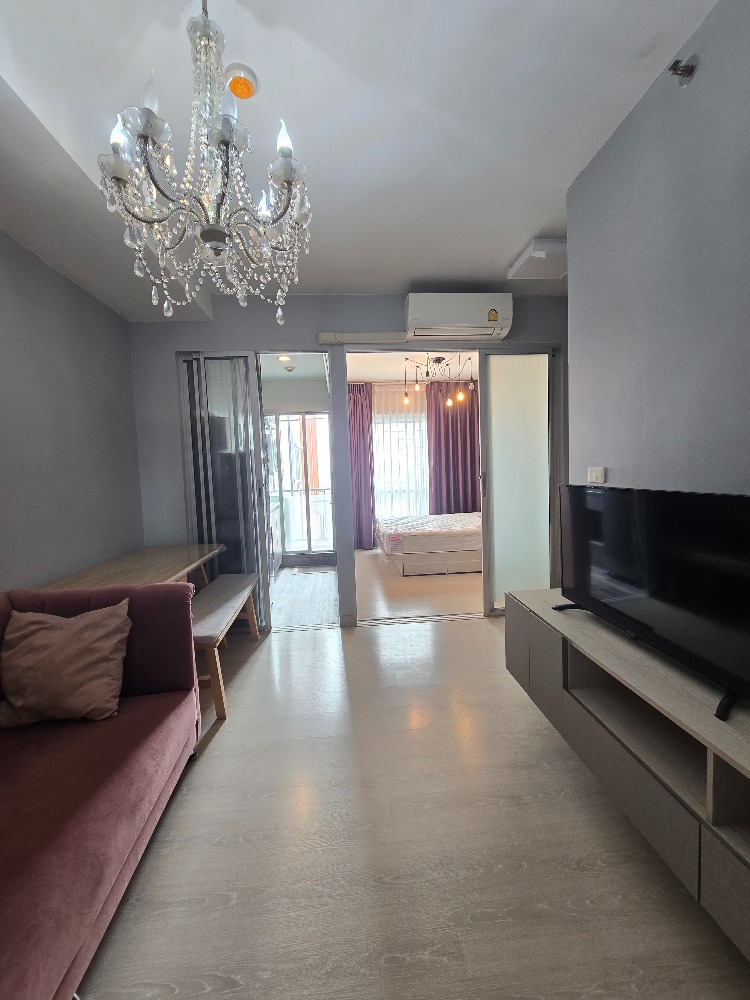 For RentCondoChaengwatana, Muangthong : Niche ID Pak Kret 💥 Large room 34 sq.m., 16th floor, rent 9,000 baht 💥 Beautiful room, complete with washing machines 💥 Near Suan Kularb School