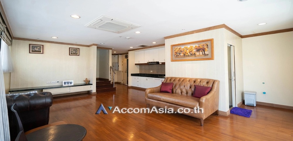 For RentCondoWitthayu, Chidlom, Langsuan, Ploenchit : Duplex Condo | 2 Bedrooms Condominium for Rent in Ploenchit, Bangkok near BTS Chitlom at New House (AA31074)