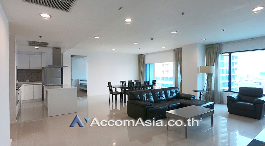 For RentCondoWitthayu, Chidlom, Langsuan, Ploenchit : 3 Bedrooms Condominium for Rent in Ploenchit, Bangkok near BTS Chitlom at Royal Maneeya Executive Residence (AA30421)