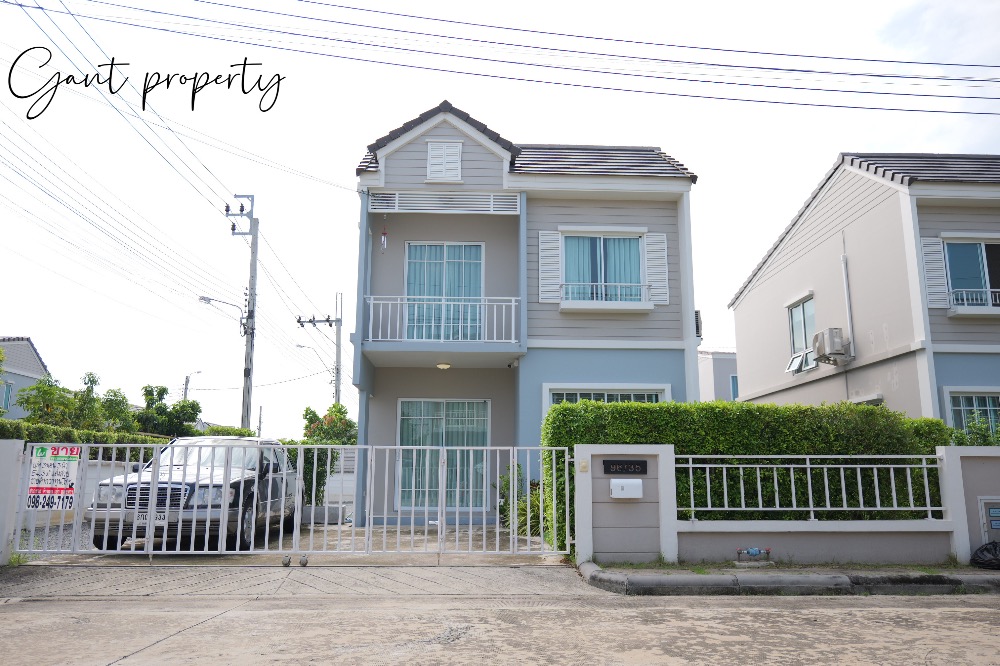 For SaleHouseMin Buri, Romklao : Cheapest in the project Single detached house, 3 bedrooms, beautifully decorated, ready to move in, near Chatuchot Expressway. The Village Hathairat-Wongwaen