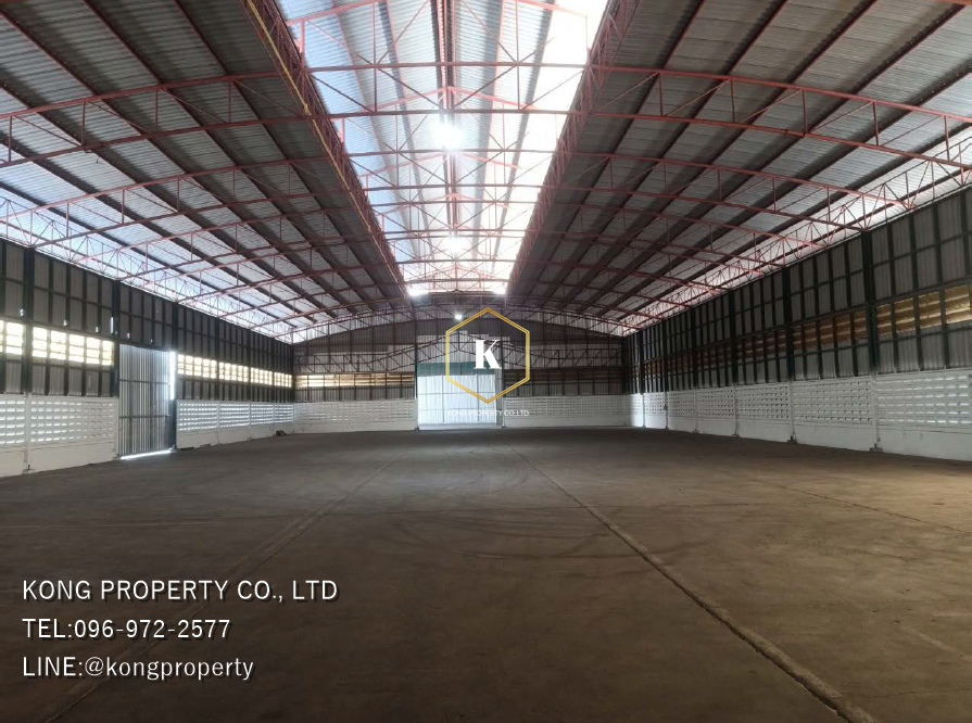 For RentFactoryPathum Thani,Rangsit, Thammasat : Factory, warehouse for rent, Bang Khu Wat, Pathum Thani, area 1,566 sq m.