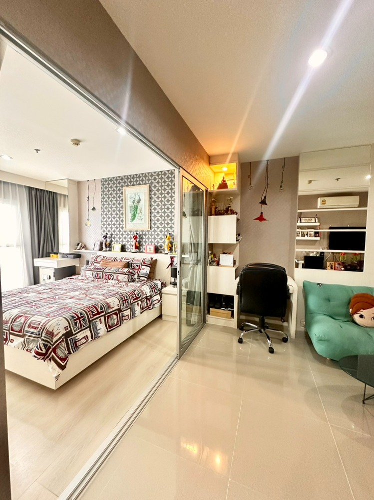 For SaleCondoOnnut, Udomsuk : Condo for sale, 1 bedroom, fully decorated, built-in furniture. Very beautiful with complete electrical appliances. Near Phra Khanong BTS station