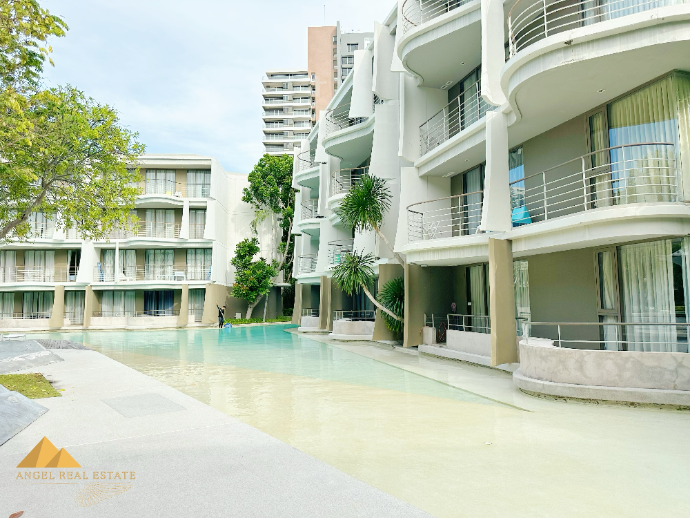 For SaleCondoHuahin, Prachuap Khiri Khan, Pran Buri : Urgent sale, selling at a loss of 1 million! Condo by the sea, Baan Saen Kram, Hua Hin, room near the swimming pool, garden view, pets allowed, with good quality furniture