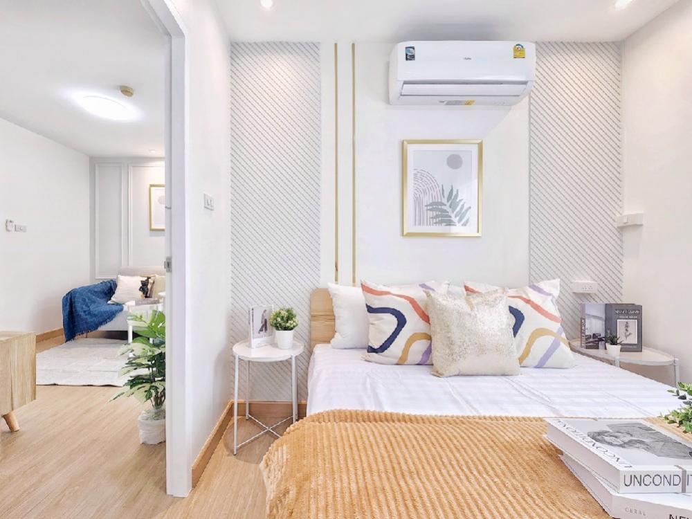 For SaleCondoRama 2, Bang Khun Thian : Starting at 1 million, installments starting at 5,000 baht, near a shopping mall, large room, divided into sections, just like being at home, Smart Condo Rama 2