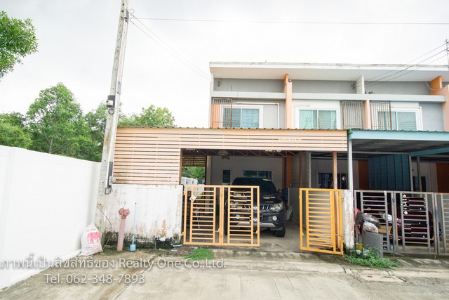 For SaleTownhouseChachoengsao : Townhouse for sale Baan Sirarom Plus Don Thong, Bang Tin Ped Subdistrict, Mueang District, Chachoengsao Province, cheapest.