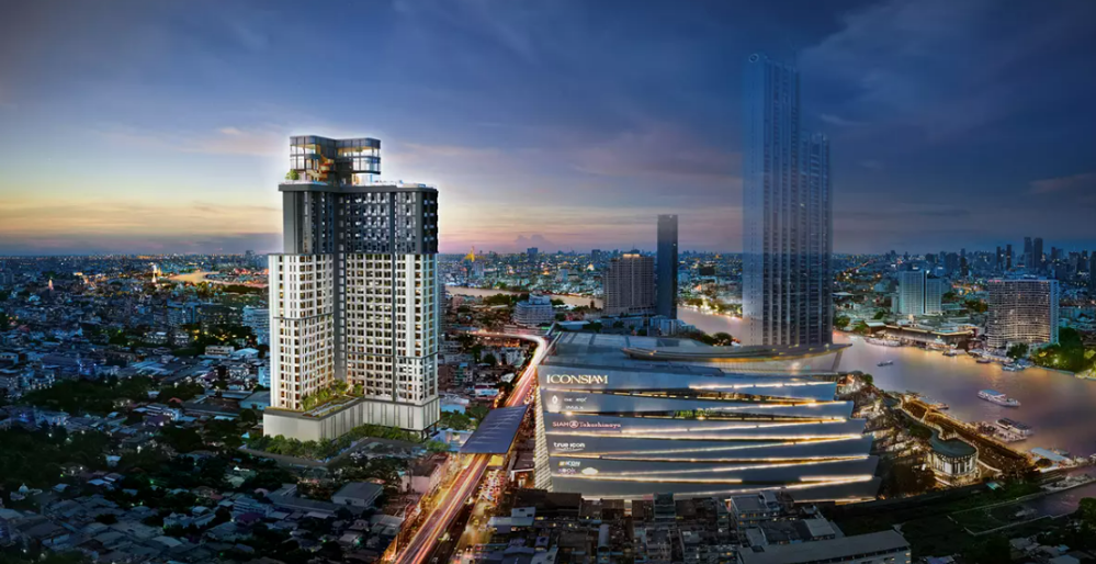 For SaleCondoWongwianyai, Charoennakor : ⭐RHYTHM Charoennakhon Iconic, new condo opposite ICONSIAM ✨ near BTS Charoen Nakhon 🚝