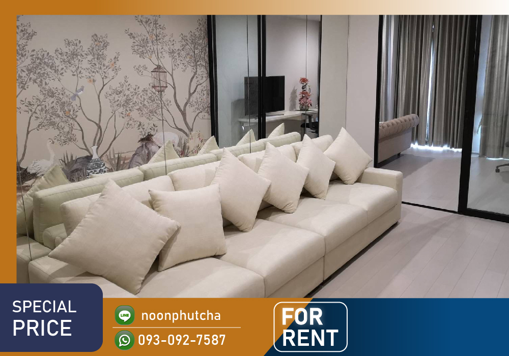 For RentCondoWitthayu, Chidlom, Langsuan, Ploenchit : 📣For Rent Noble Ploenchit next to BTS Ploenchit / 53 sq m, 20+ floor, beautifully decorated room✨