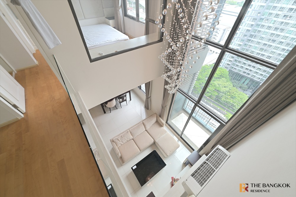 For SaleCondoRama9, Petchburi, RCA : 💥Price 9.8 mb. 💥Size 80Duplex + Trang Condo in the heart of Asoke, Villa Asoke, 1 bedroom, 2 bathrooms, next to MRT Phetchaburi.