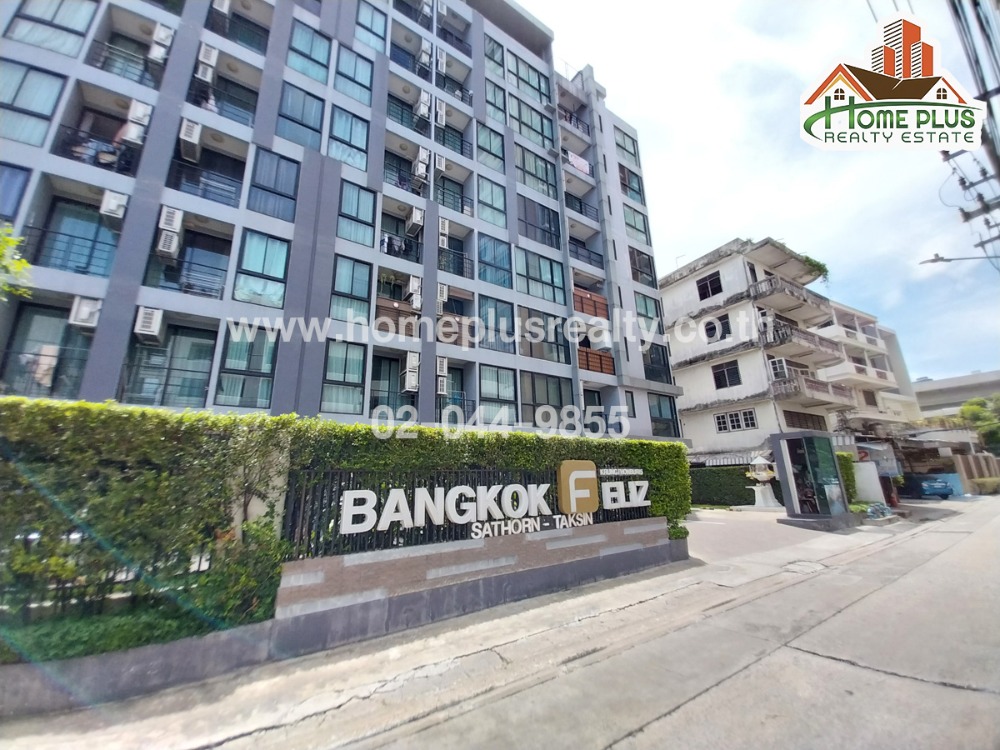 For SaleCondoWongwianyai, Charoennakor : Condo Feliz Sathorn-Taksin Krungthonburi Road 5, next to BTS Krungthonburi