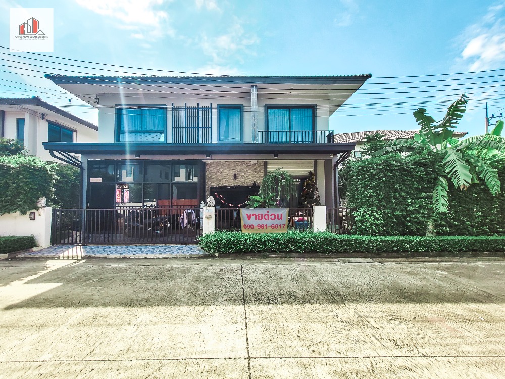 For SaleHousePhutthamonthon, Salaya : Very large detached house for sale, The Balance Pinklao-Sai 5, area 66.4 sq m, selling cheaper than appraisal.