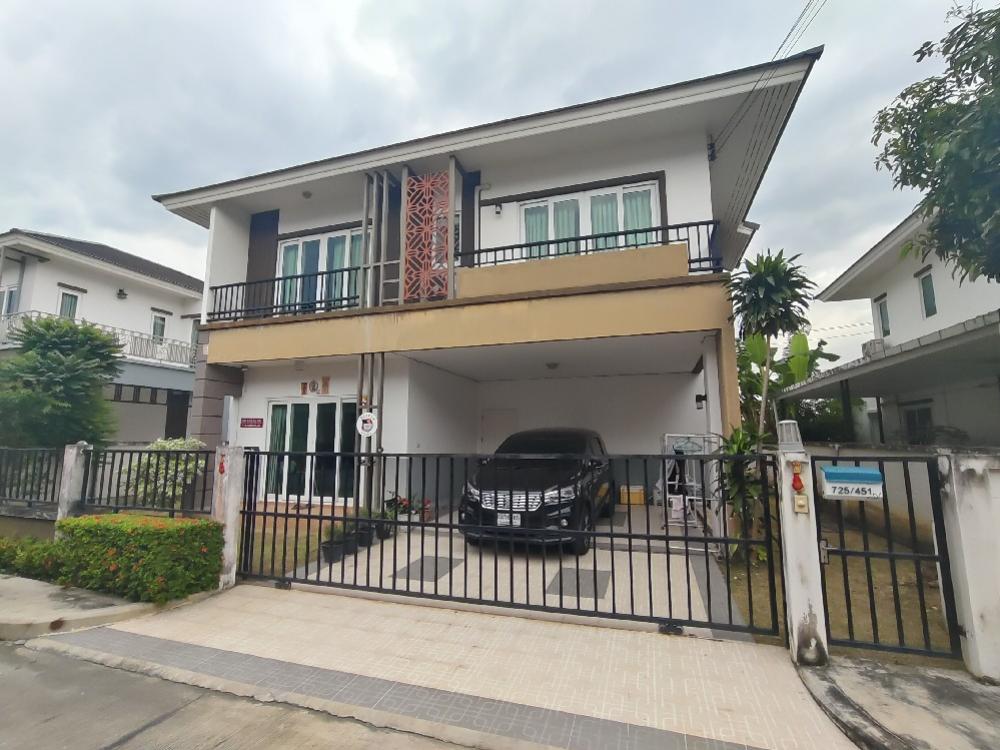 For SaleHouseRama 2, Bang Khun Thian : Single house for sale, 62 sq m, 2 floors, Baan Ngam Charoen, Bang Khun Thian Chai Thale-Rama 2.