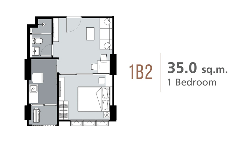 Sale DownCondoBang kae, Phetkasem : 🎨 The project is sold out. Down payment sale!! 1 bedroom, 1 bathroom, 7th floor, size 35 sq m, only 2.5 million baht, Supalai Loft Condo, Phasi Charoen Station // 065 356 2745 The Toy🎨