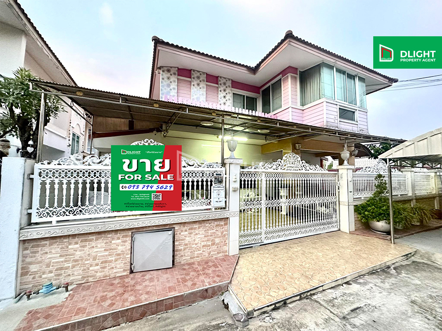 For SaleHouseRama 2, Bang Khun Thian : Single house Sinthawee Garden 3, Soi Anamai Ngam Charoen, Rama 2 – 6.78 million baht, 58.5 sq m, 275 sq m, 5 bedrooms, 3 bathrooms, decorated in vintage style.