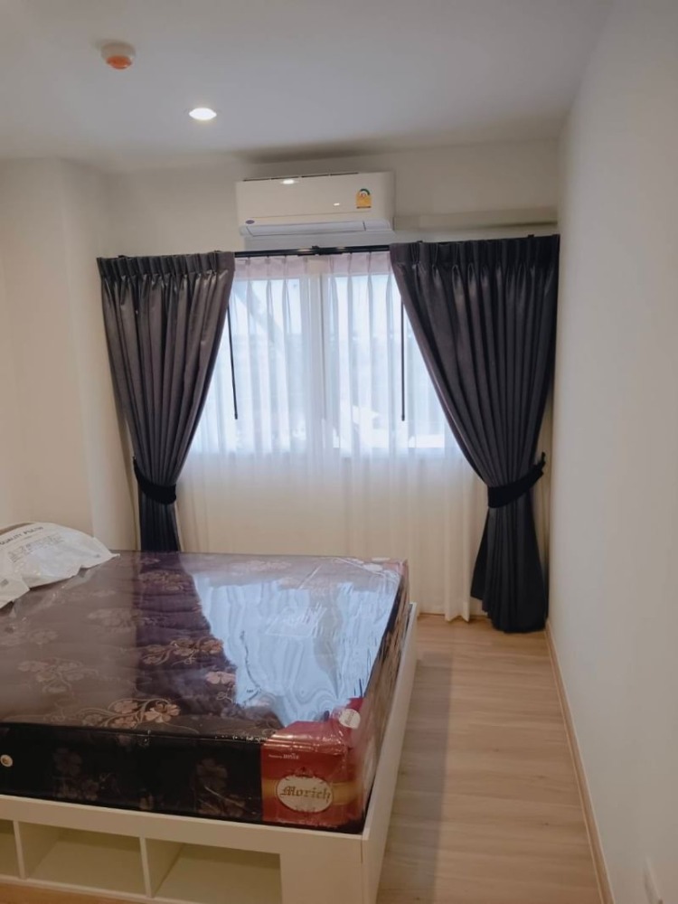 For RentCondoLadkrabang, Suwannaphum Airport : Condo for rent, new project With furniture #New building Sena Kit Chalong Krung-Lat Krabang #There is a washing machine