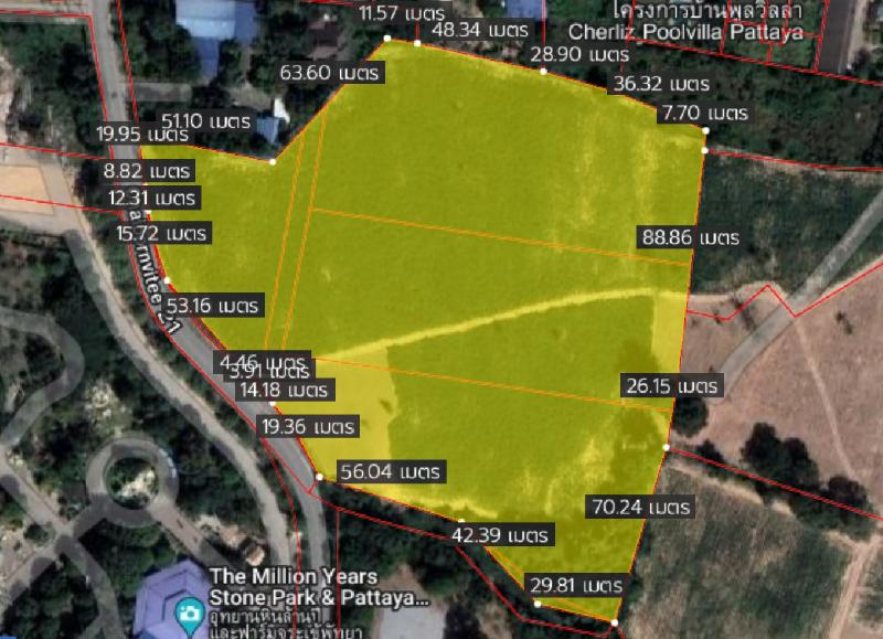 For SaleLandPattaya, Bangsaen, Chonburi : The good opportunity land for sale near The Million Years Stone Park