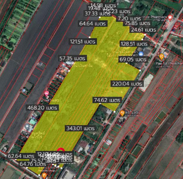 For SaleLandPathum Thani,Rangsit, Thammasat : ขายที่ดิน ถนนคูขวาง คูขวาง ลาดหลุมแก้ว 105-3-62.0 ไร่ ราคา 180.04 ล้าน