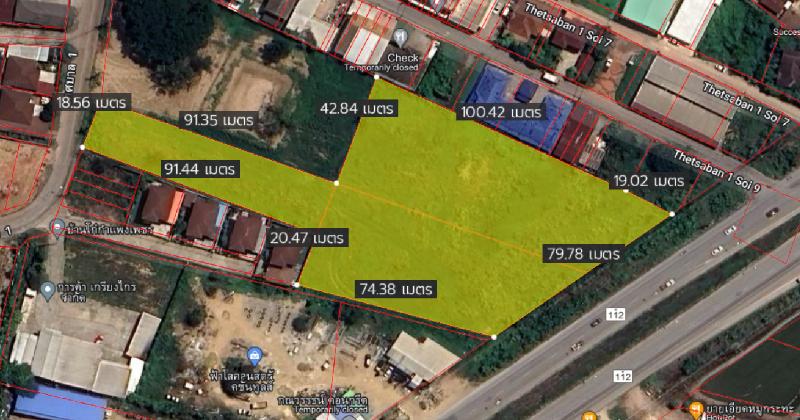 For SaleLandKamphaeng Phet : Land For Sale in Mueang Kamphaeng Phet, Kamphaeng Phet 5-3-85.7 rai