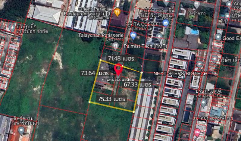 For SaleLandRama9, Petchburi, RCA : Land For Sale in Huai Khwang, Bangkok 3-1-28.0 rai