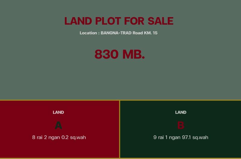 For SaleLandSamut Prakan,Samrong : Land For Sale in Bang Phli, Samut Prakan 17-3-97.3 rai