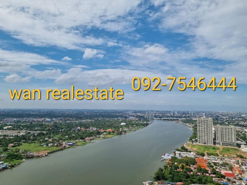 For SaleCondoRattanathibet, Sanambinna : Selling The Politan Aqua, riverside zone, size 31 sq m., river view, room has never been occupied.