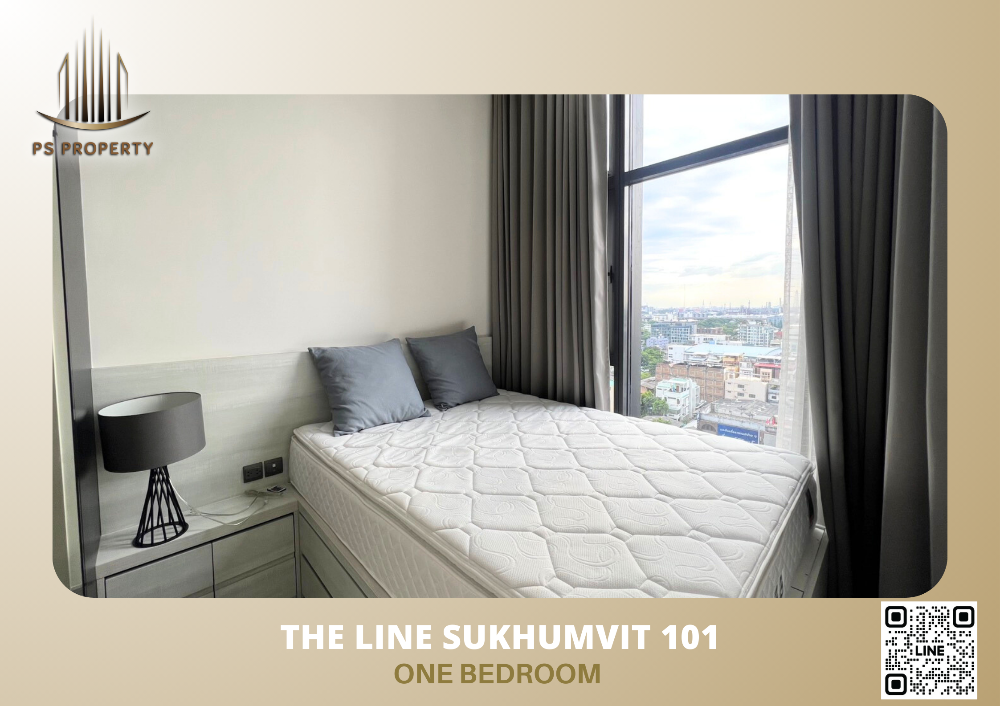 For RentCondoOnnut, Udomsuk : For rent 💫THE LINE Sukhumvit 101💫 beautiful room, complete furniture and electrical appliances. Ready to move in 🚆 near BTS Punnawithi