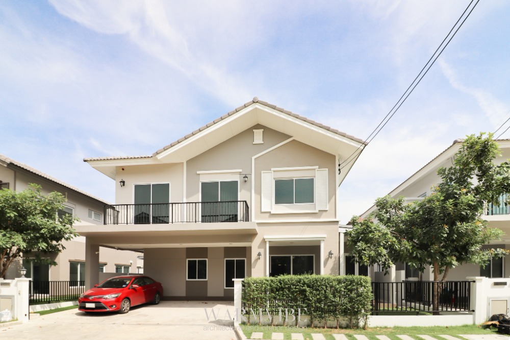 For RentHouseRama5, Ratchapruek, Bangkruai : Single house for rent, Casa Legend Rama 5-Ratchaphruek !!New house!! 4 bedrooms, 5 bathrooms, 1 maid//'s room, near Central Westville.