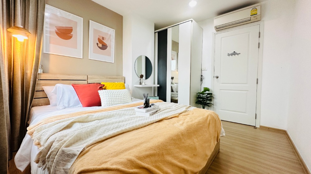 For SaleCondoBangna, Bearing, Lasalle : Owner sells a ready-to-move-in condo, completely renovated, just 10 minutes from BTS Bearing.