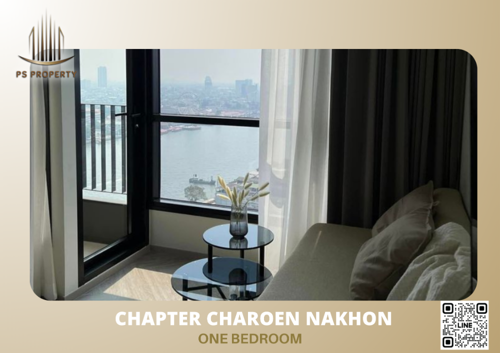 For RentCondoWongwianyai, Charoennakor : For rent ✨Chapter Charoen Nakhon✨ ONE BEDROOM, beautiful room, ready to move in. Fully furnished with electrical appliances