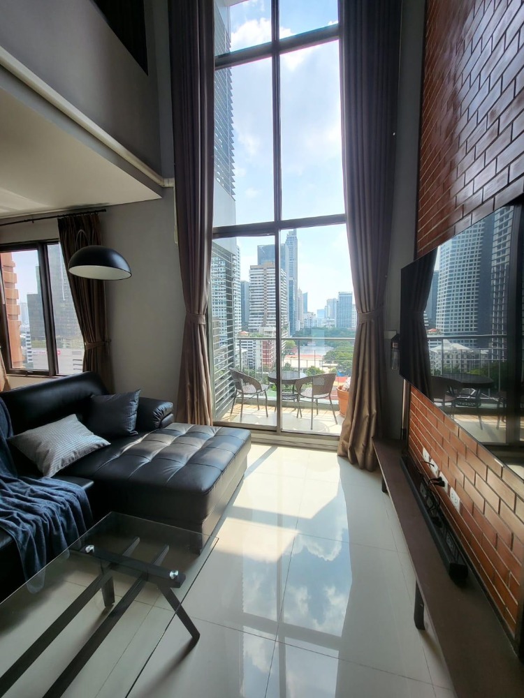 ให้เช่าคอนโดพระราม 9 เพชรบุรีตัดใหม่ RCA : Rent :: Villa Asoke Duplex 1b2b 40,000฿ ( 80 Sqm ) mrt Phetchaburi Airport link