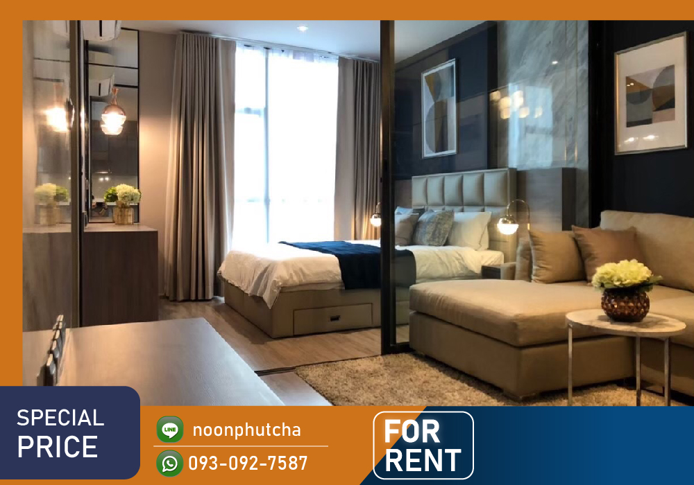 For RentCondoSukhumvit, Asoke, Thonglor : 📣For rent Rhythm Ekkamai / 35 sq m 1bedroom contact 093-092-7587