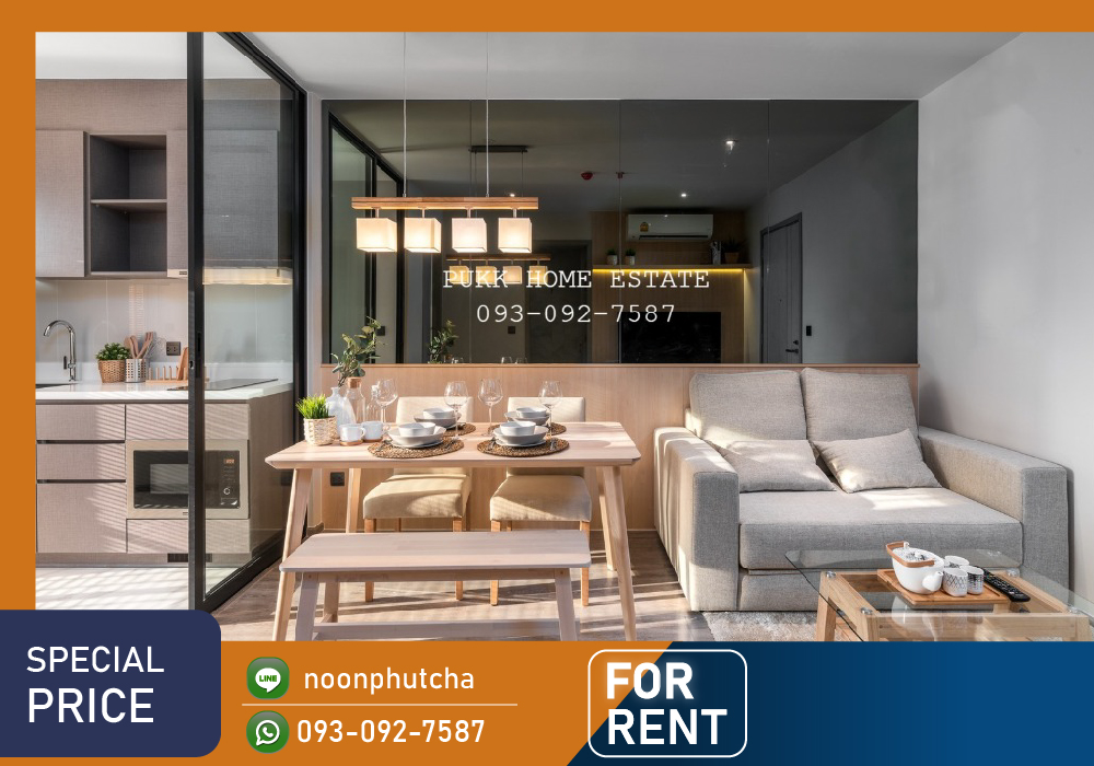 For RentCondoSukhumvit, Asoke, Thonglor : 📣For rent Rhythm Ekkamai / 35 sq m 1bedroom contact 093-092-7587