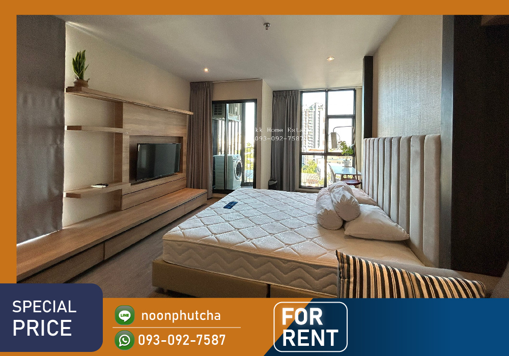 For RentCondoSukhumvit, Asoke, Thonglor : 📣Cheapest in the Rhythm Ekkamai project / 30 sq m, 1bedroom, contact 093-092-7587