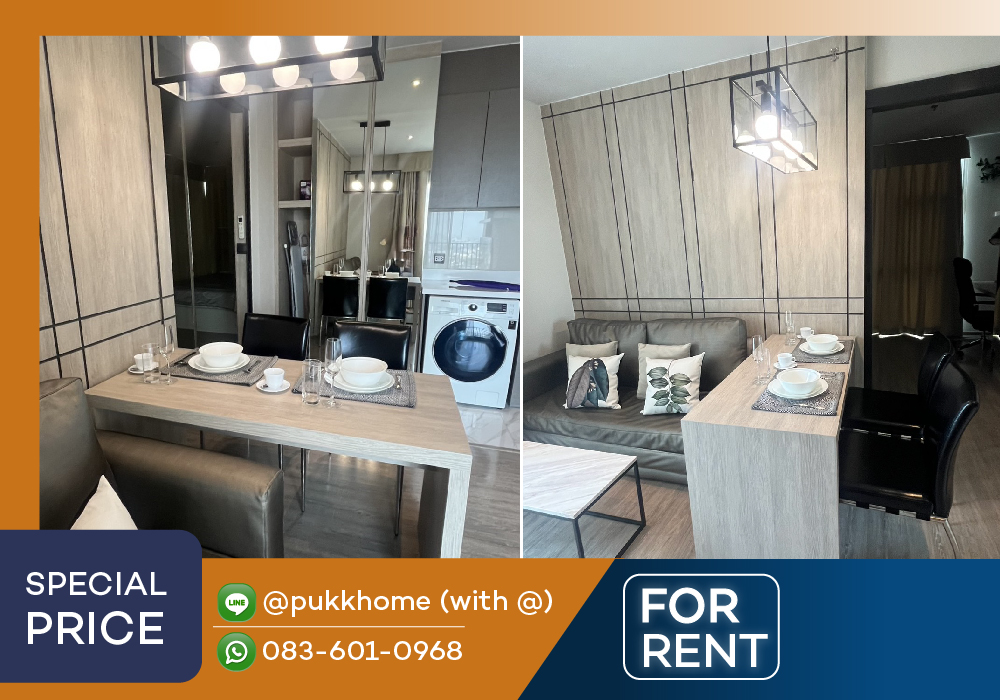 ให้เช่าคอนโดสุขุมวิท อโศก ทองหล่อ : 📣For Rent  RHYTHM EKKAMAI . 1 Bedroom  📞 Line : @pukkhome (with @)