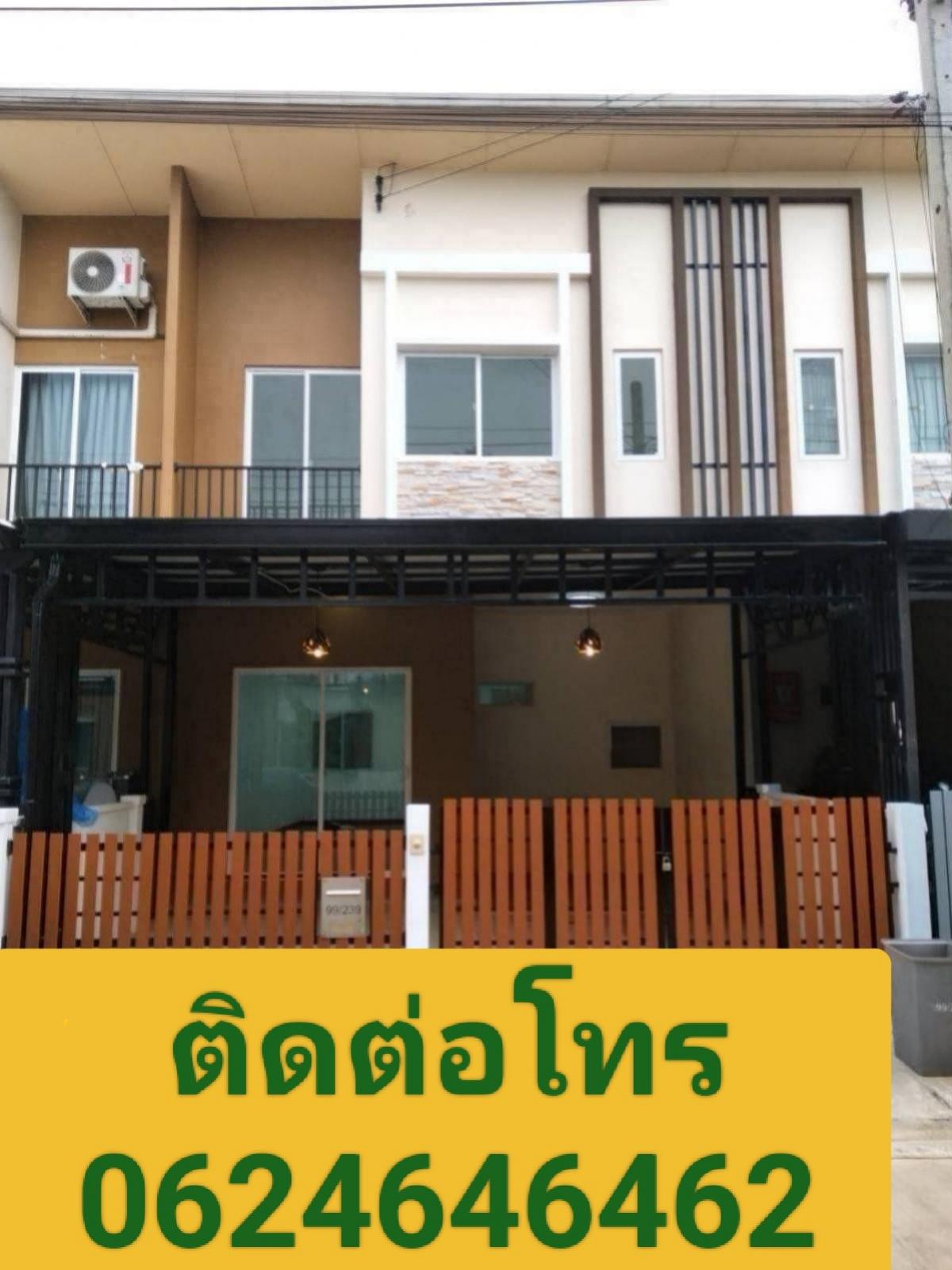 For SaleTownhouseRathburana, Suksawat : Good location!! Near the Purple Line (Bang Pakok Station)