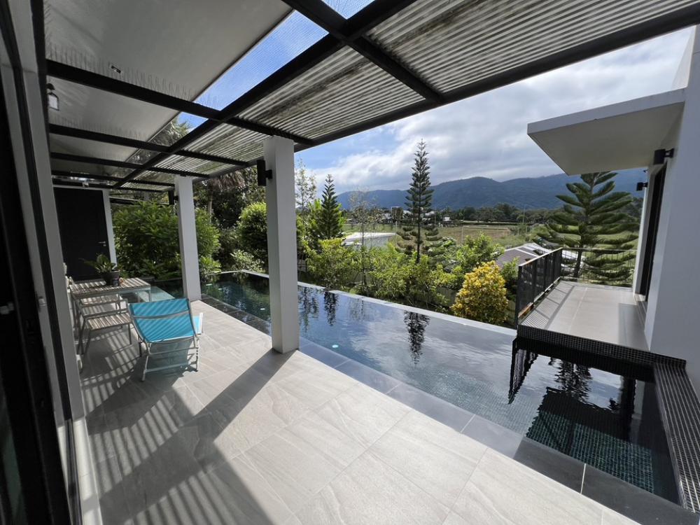 For SaleHousePak Chong KhaoYai : Luxury House with Swimming Pool - Unblocked Mountain View, 440 sq.wa. Paya Khaoyai, near Toscana, Pak Chong, Mu Si, Pong Ta Long, Thanarat