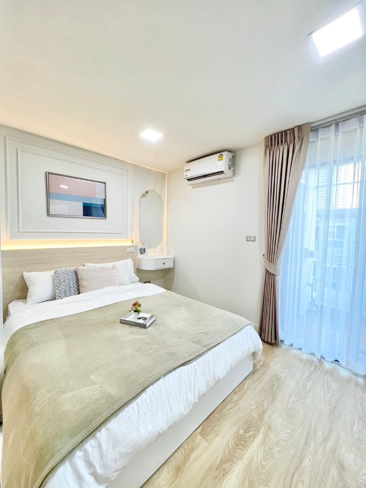 For SaleCondoBangna, Bearing, Lasalle : The room is ready to move in, beautiful, not difficult to get a loan, easy to rent out.