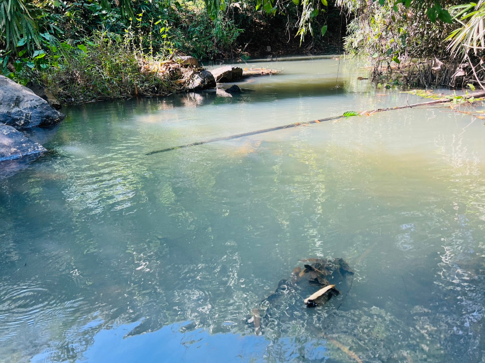 For SaleLandNakhon Nayok : Land in Nakhon Nayok, near Na Hin Lat Subdistrict, Pak Phli District, near the entrance to Khao Yai. Land with a mountain view - next to a beautiful stream. Low price. There are only 4 plots. Hurry and reserve yours now.