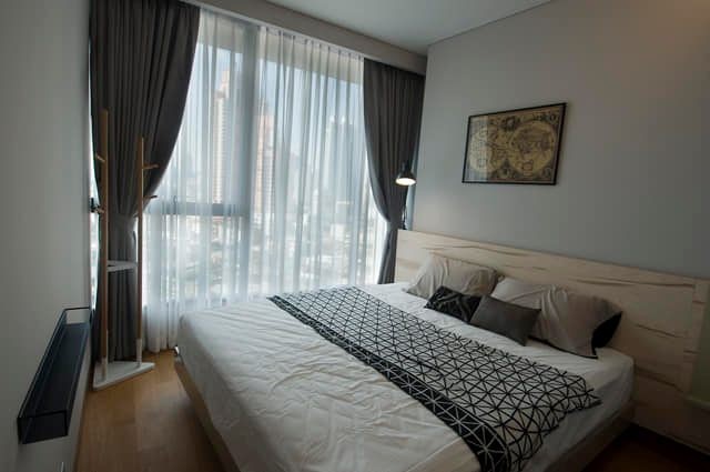 For RentCondoSukhumvit, Asoke, Thonglor : For rent, 2 bedrooms, THE LUMPINI 24, near BTS Phrom Phong.