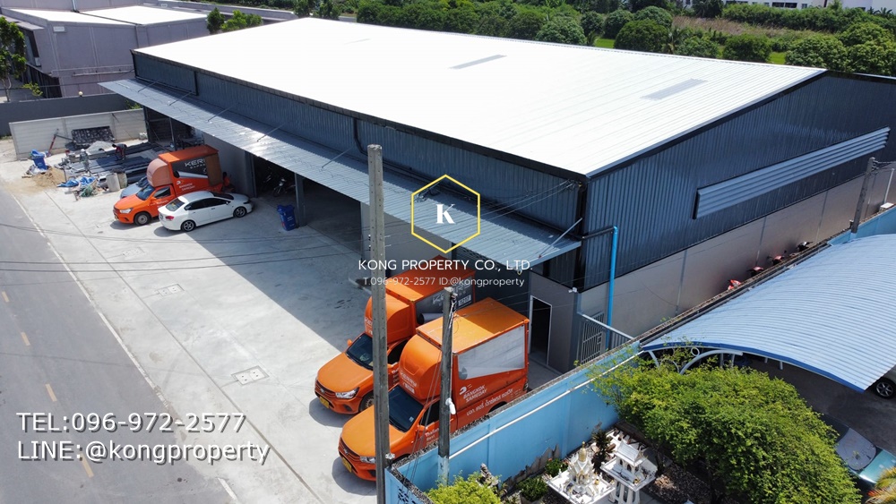 For RentWarehouseNonthaburi, Bang Yai, Bangbuathong : Warehouse for rent, Bang Bua Thong, Nonthaburi, near Bang Kruai - Sai Noi Road, size 300 sq m.