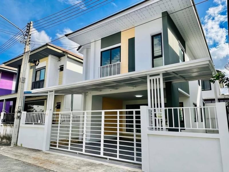 For SaleTownhousePattaya, Bangsaen, Chonburi : For sale: Single-family house #The Perfect Hill Muang