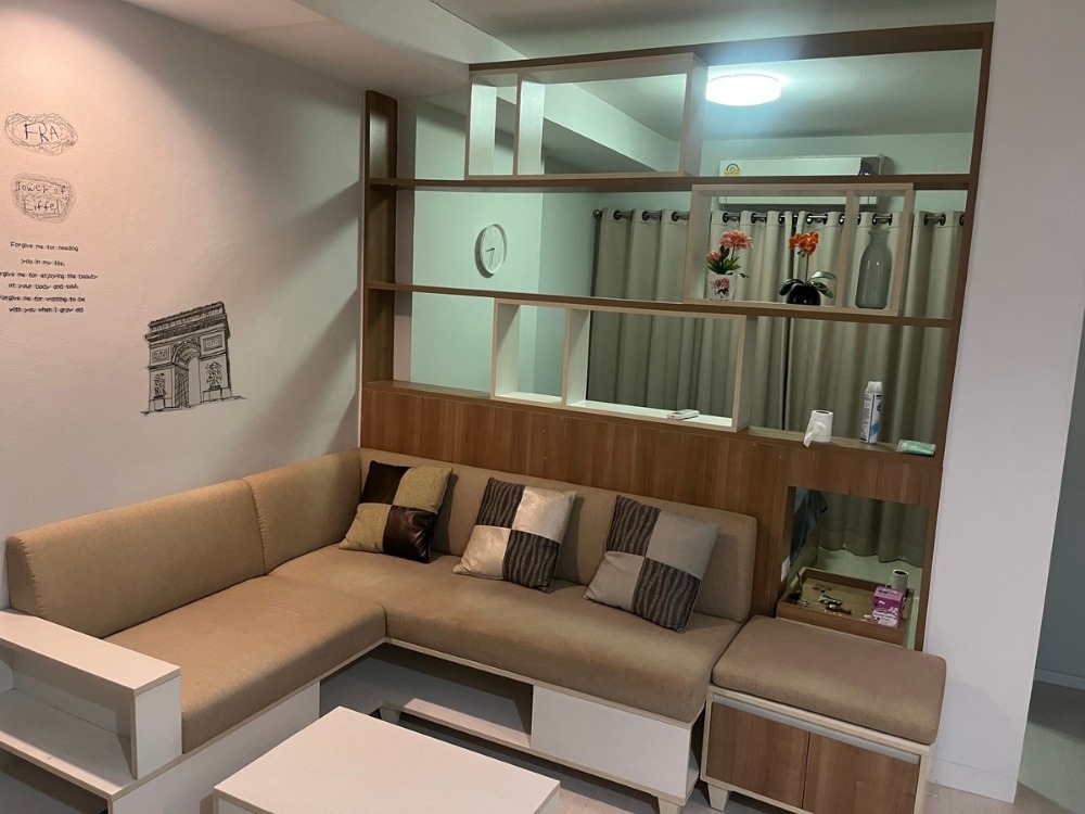 For RentCondoOnnut, Udomsuk : 🩷🌈For rent🧸🌳🌷The log 3 Sukhumvit 101/1🧸Size 28 sq m, 2nd floor, Building B // Studio room, 1 bathroom, building view🪧(mid-December)