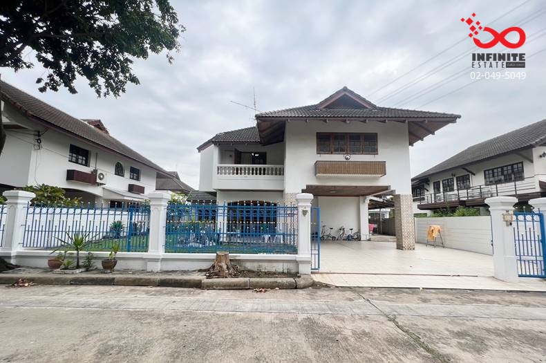 For SaleHouseRatchadapisek, Huaikwang, Suttisan : 2-story detached house for sale, Kesini Ville, Pracha Uthit Road.