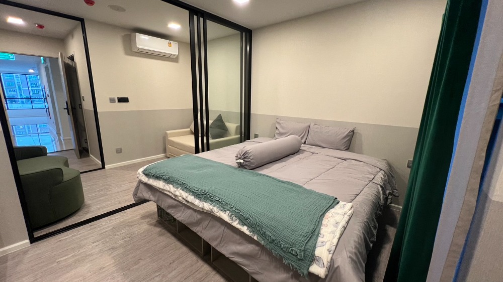 For RentCondoPathum Thani,Rangsit, Thammasat : Condo for rent, Cave Ava, 1 BEDROOM EXCLUSIVE, 12,000 baht/month, Building C, 3rd floor, room size 27.66 sq m, fully furnished, ready to move in, garden view.