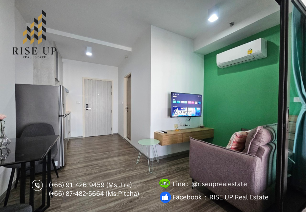 For RentCondoVipawadee, Don Mueang, Lak Si : For rent 🔥 Rich Park Terminal @Phahonyothin 59, 1 bedroom , 30 Sqm🔥 9,500 Baht🔥