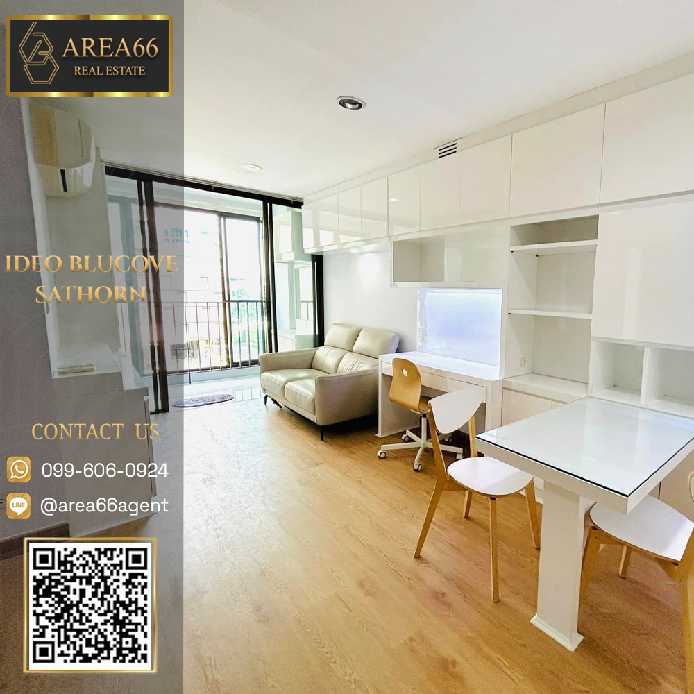 For SaleCondoWongwianyai, Charoennakor : 🔥 For sale!! Condo Ideo bluecove sathorn