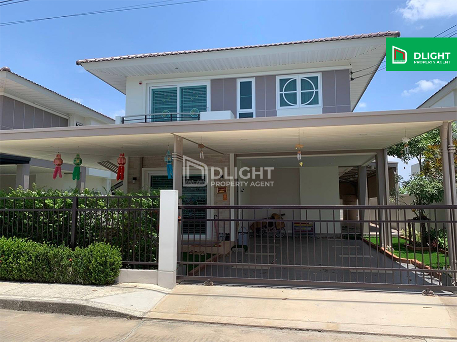 For SaleHousePathum Thani,Rangsit, Thammasat : Supalai Garden Ville, Wat Nong Prong, Pathum Thani, 65.7 sq m, 4 bedrooms, 3 bathrooms, price 7.05 million baht, luxurious, ready to move in.