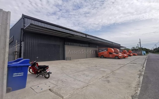 For RentWarehouseNonthaburi, Bang Yai, Bangbuathong : AW343 Warehouse for rent, size 300 sq m, Bang Kruai-Sai Noi Road, Bang Bua Thong.