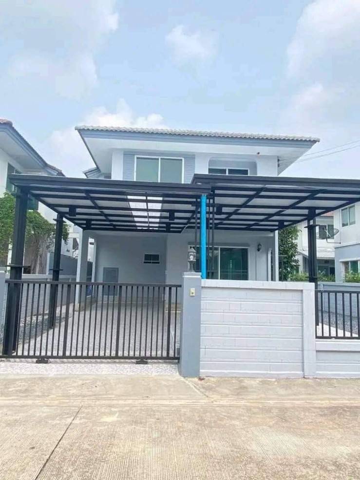 For SaleHouseBangna, Bearing, Lasalle : 2-story detached house for sale, Casa Ville Village, Bangna, Theparak, Suvarnabhumi Airport. Bang Phli Hospital Bang Phli Yai Temple, Luang Pho To, Bangna Demonstration School